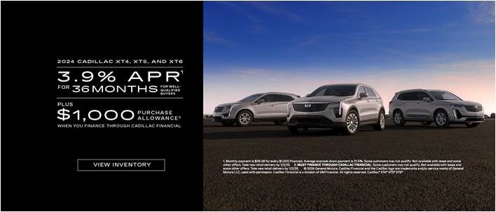 2024 Cadillac XT4, XT5, XT6